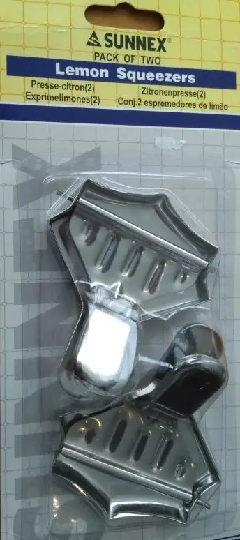 Tsitrusviljade press, 2 tk, roostevaba teras