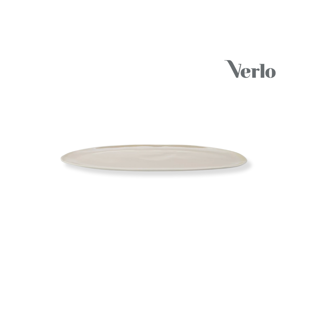 Ovaalne vaagen serveerimistaldrik 26.5x14 cm Verlo Eter, portselan, beež