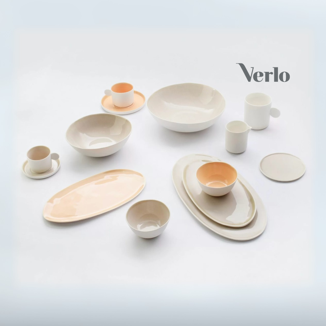 Taldrik 20 cm Verlo Eter, portselan, beež