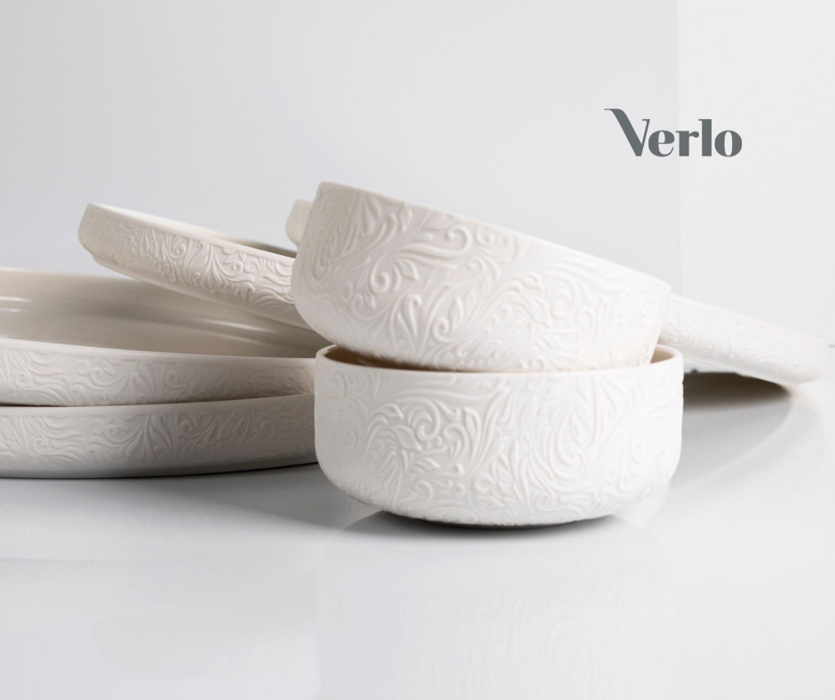 Taldrik 23x2 cm Verlo Azzur, portselan, dekoratiivsete äärtega