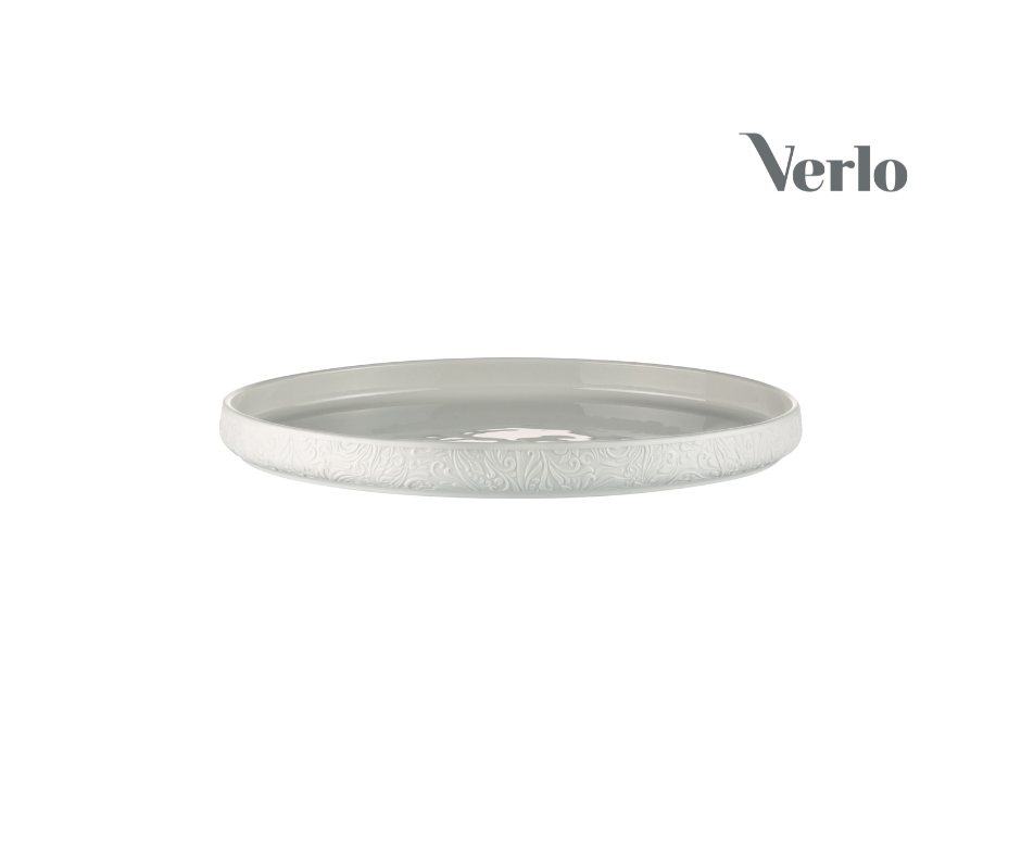 Taldrik 23x2 cm Verlo Azzur, portselan, dekoratiivsete äärtega
