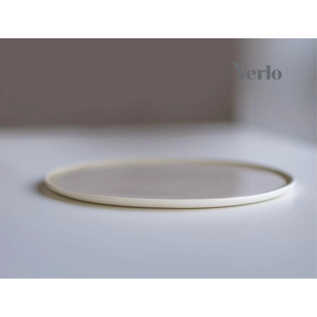 Taldrik 20 cm Verlo Eter, portselan, beež