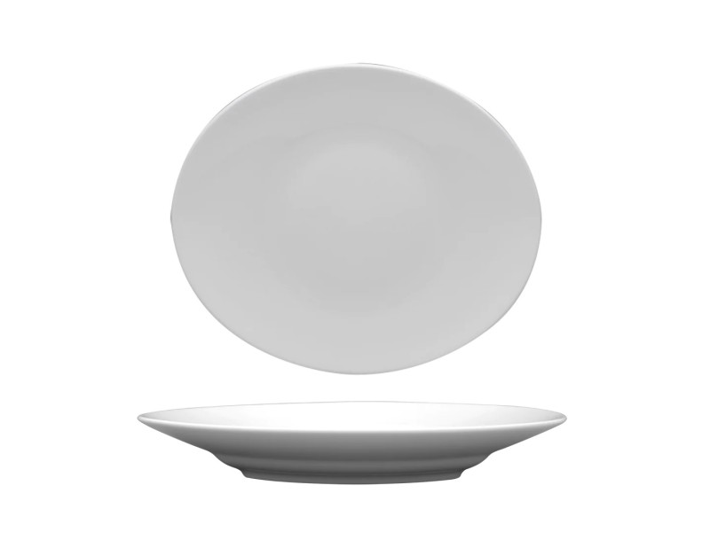 Ovaalne taldrik Rita, 305 mm, portselan